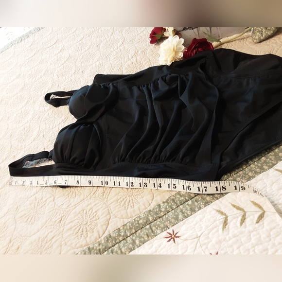 NEW/W/TAGS Mycoco Tummy Control ONEPIECE BLACK SWIMSUIT SIZE 6 - Picture 9 of 16